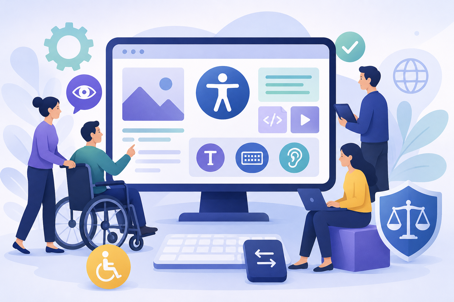 L&rsquo;accessibilité web : obligations légales et bonnes pratiques de design inclusif